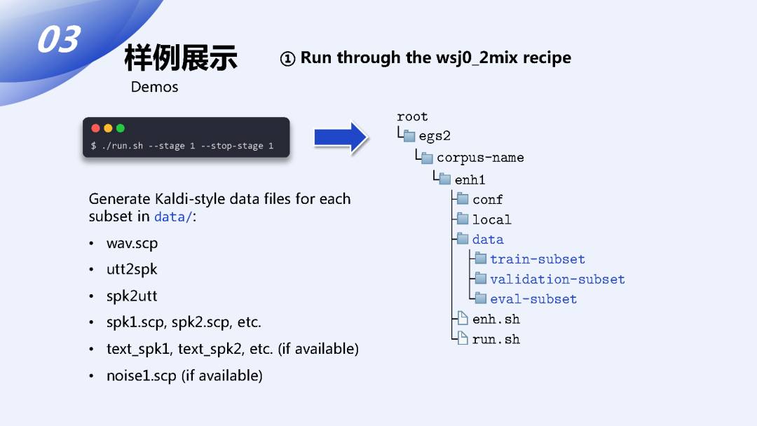 ESPnet-SE 开源工具介绍