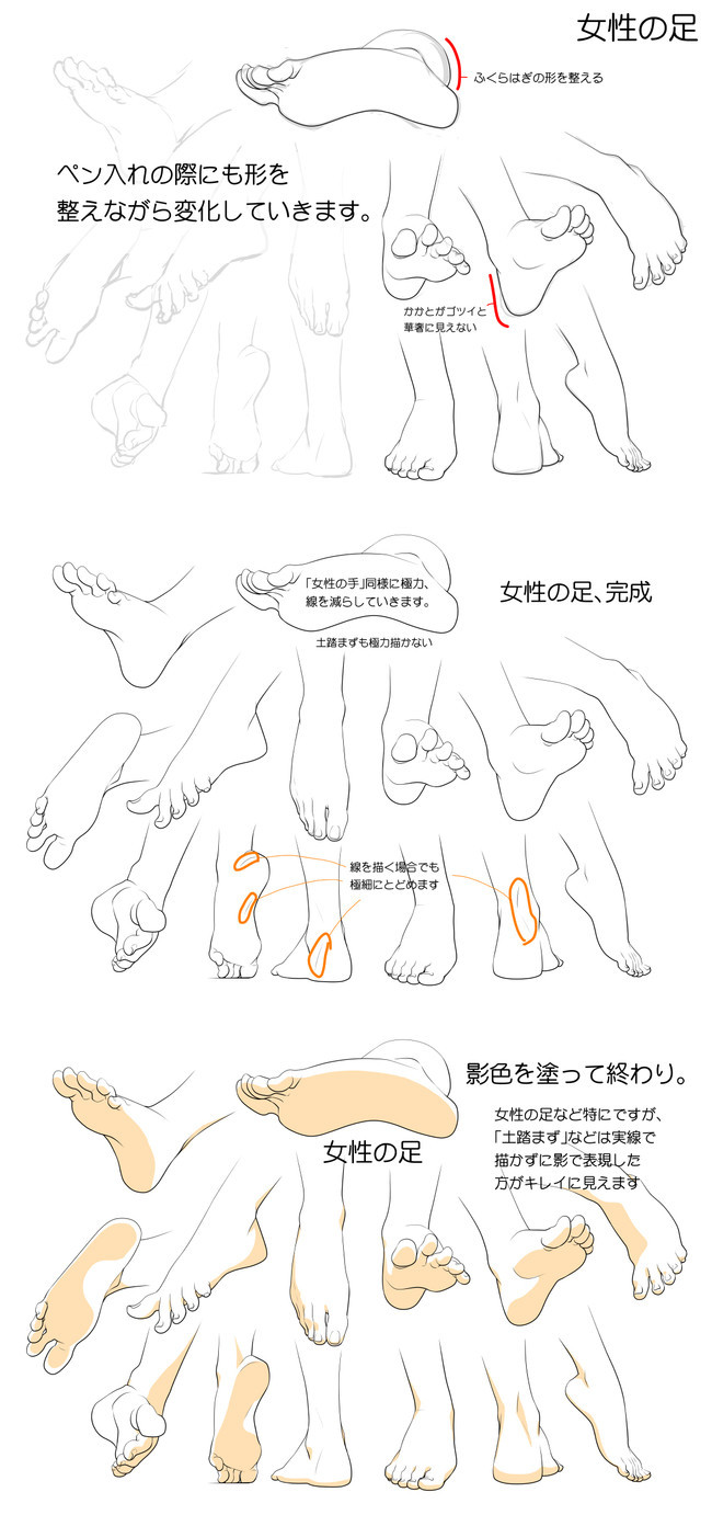 动漫人物的脚怎么画?_漫画脚怎么画_tukewang的博客-csdn博客