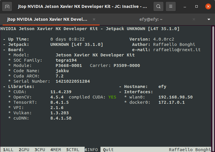 Jetson Xavier NX重装Jetpack5.0.2系统、安装CUDA11.4、Cudnn8.4.1、Tensorrt8.4.