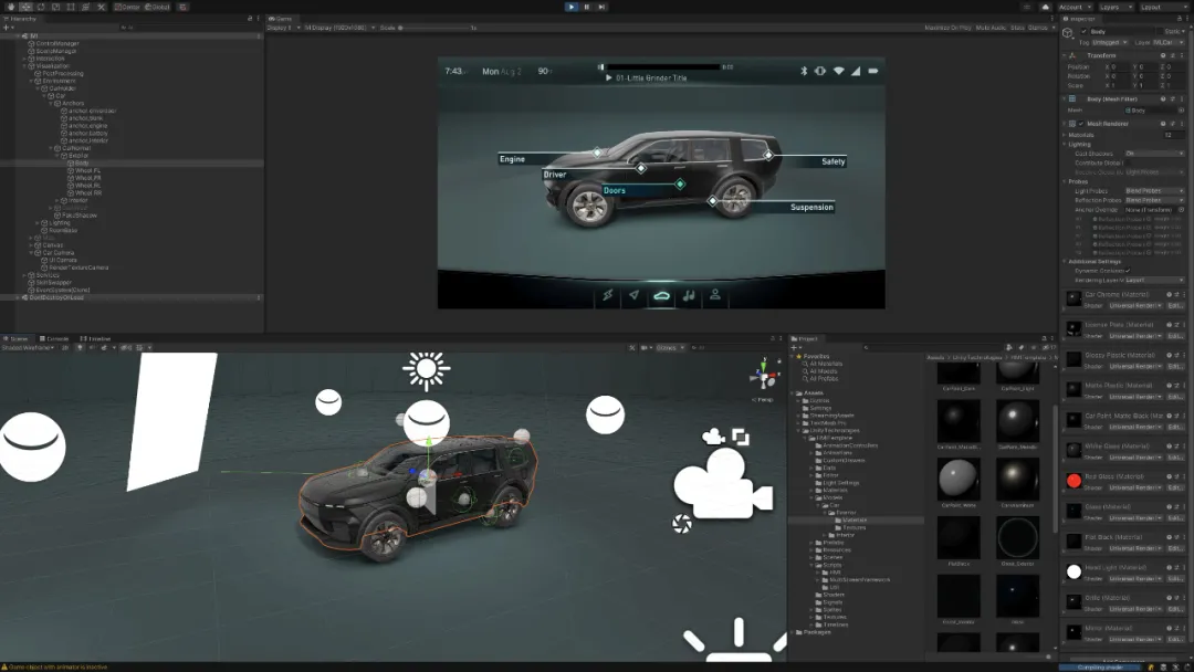 重新定义汽车人机界面开发，Unity HMI模板正式开放使用