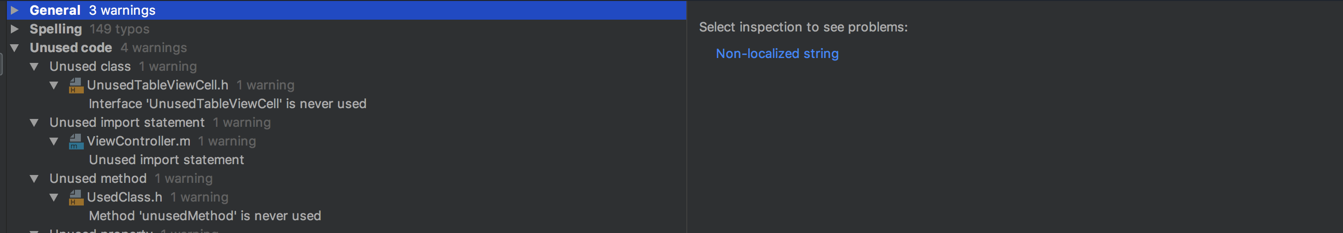 AppCode Inspect