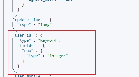 ElasticSearch 的 mapping 参数 - fields