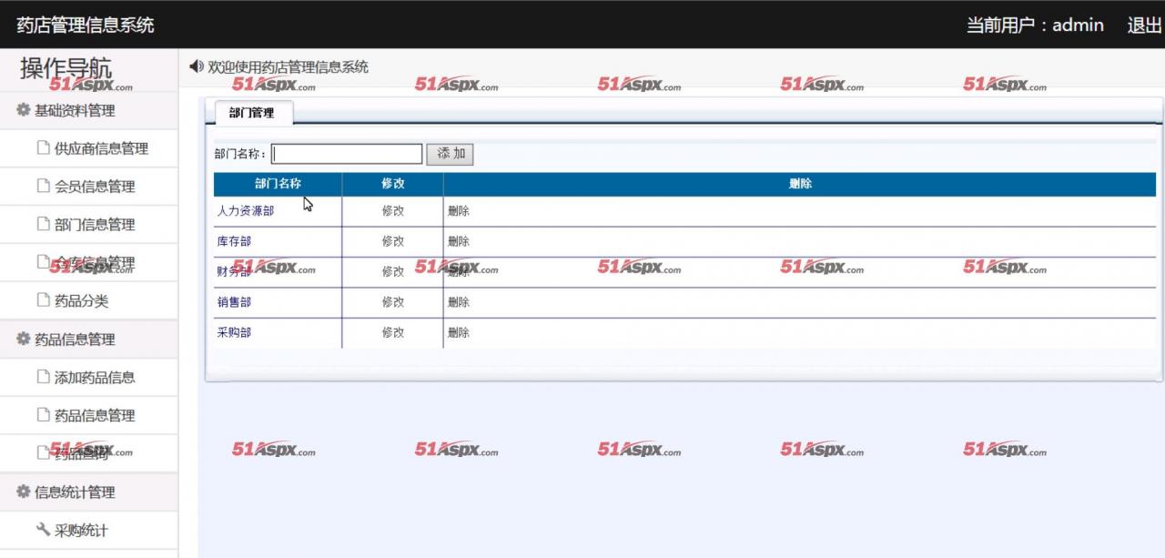 ASP.NET C#药店管理信息系统(含论文)毕业设计【演示视频】