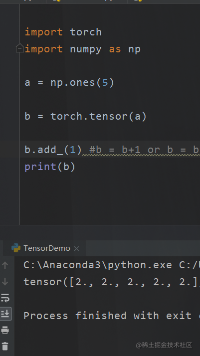 pytorch基础 tensor
