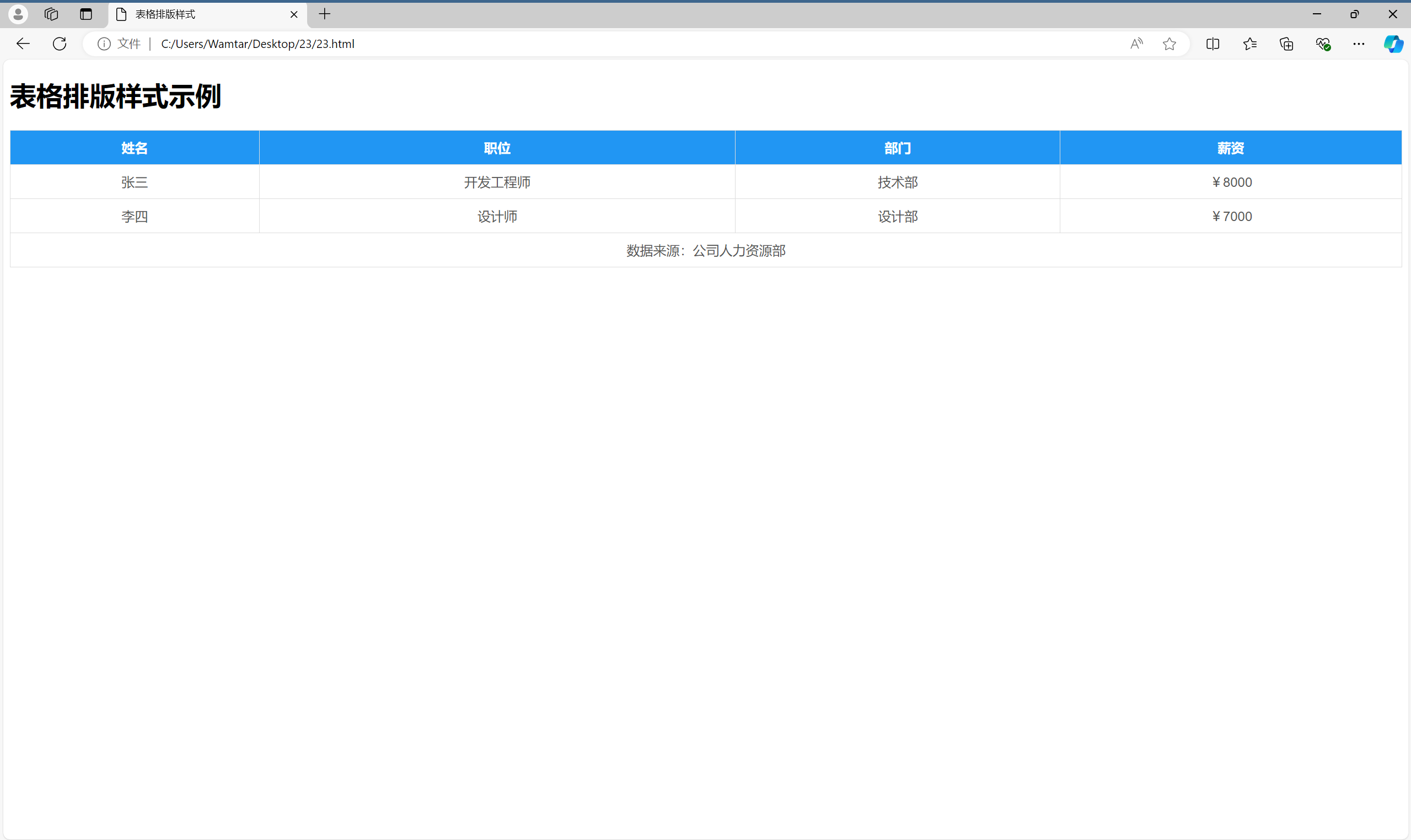 CSS 样式化表格——WEB开发系列24_css3_05