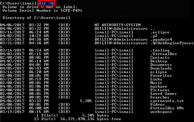 Print Detailed Metadata For Files