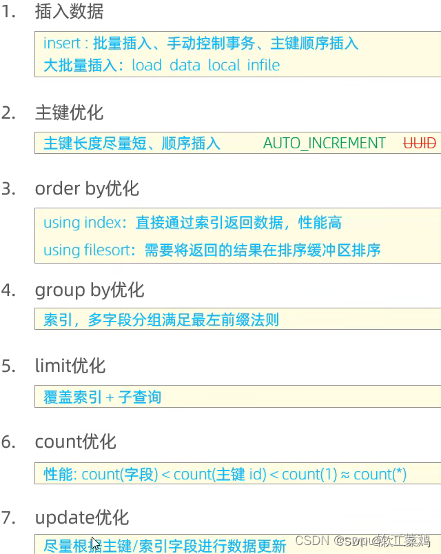 MySQL 进阶篇1.0 索引 SQL优化 视图 锁