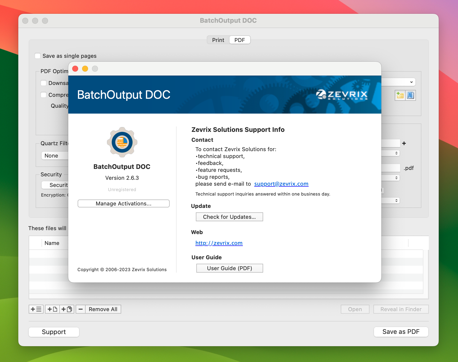 BatchOutput DOC for Mac v2.6.3 - 文档转换工具