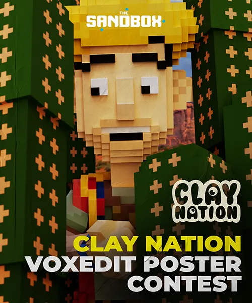 VoxEdit 比赛 — Clay Nation 海报制作