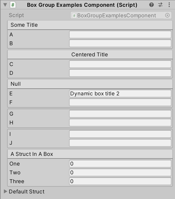 2024-07-16 Unity插件 Odin Inspector6 —— Group Attributes