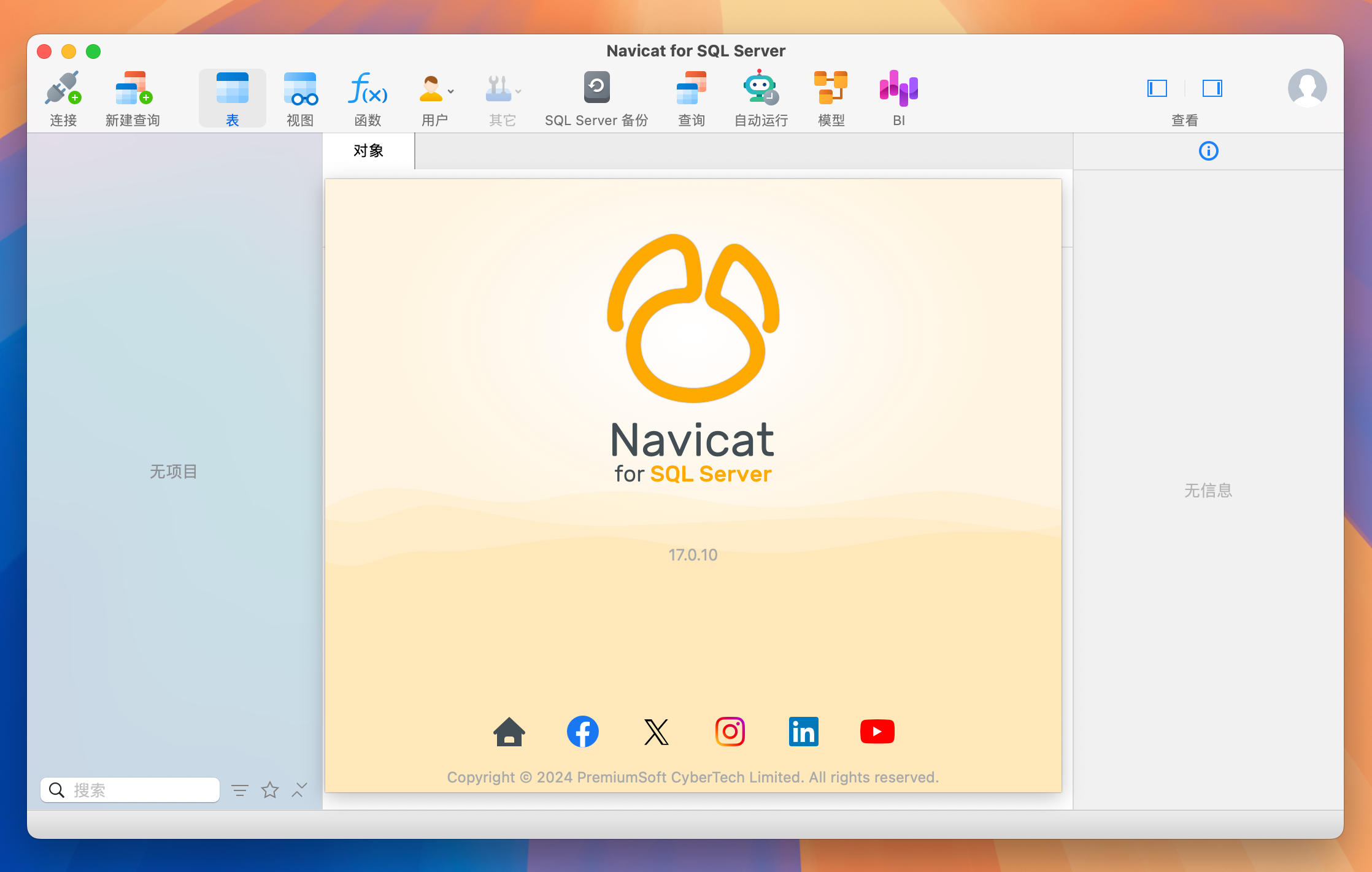 👍 Navicat for SQL Server for Mac v17.0.10 数据库管理工具 中文激活版-1