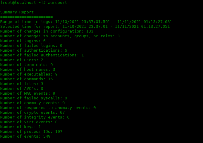 Centos8 使用auditd配置系统审计Centos8 使用auditd配置系统审计