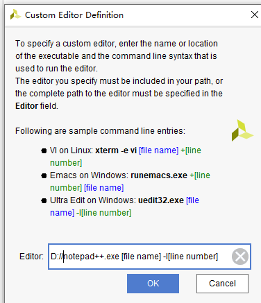 VIVADO settings use Notepad++ to solve the problem of not automatically ...