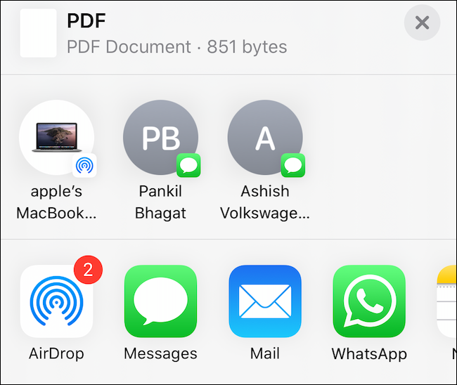 Select where you want to save the PDF.