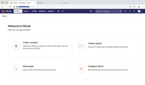 Gitlab dashboard