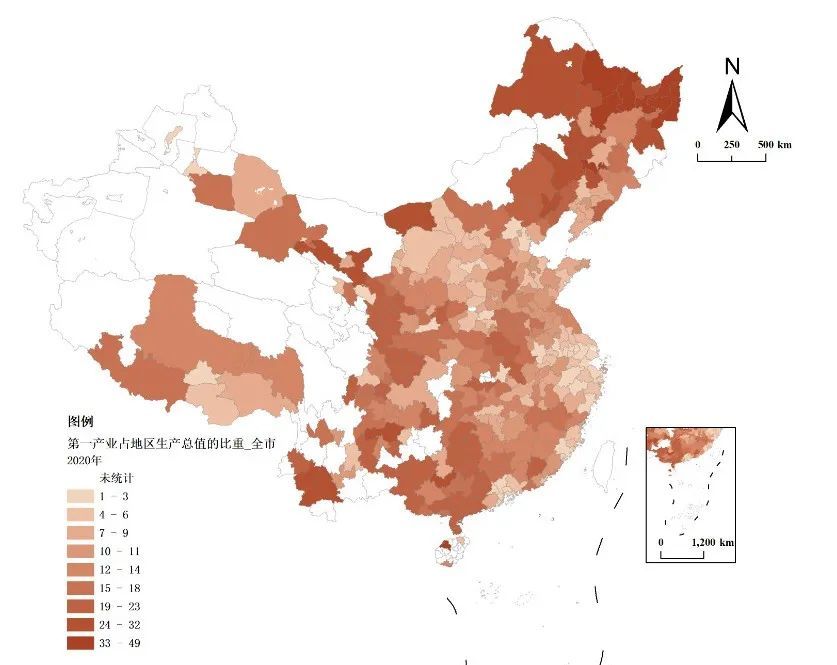 地级市地区生产总值及一二三产构成