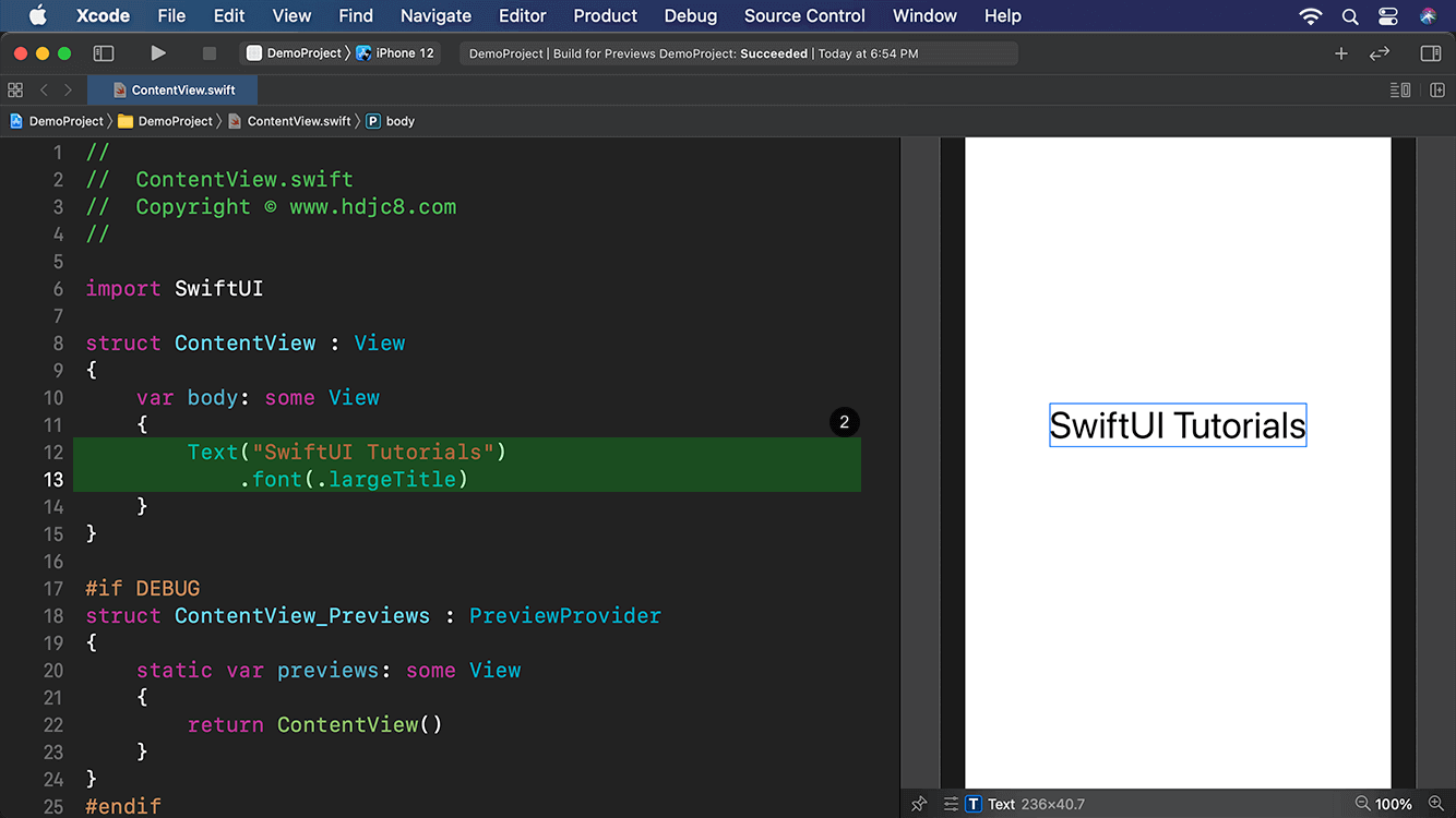 SwiftUI快速入门到实战