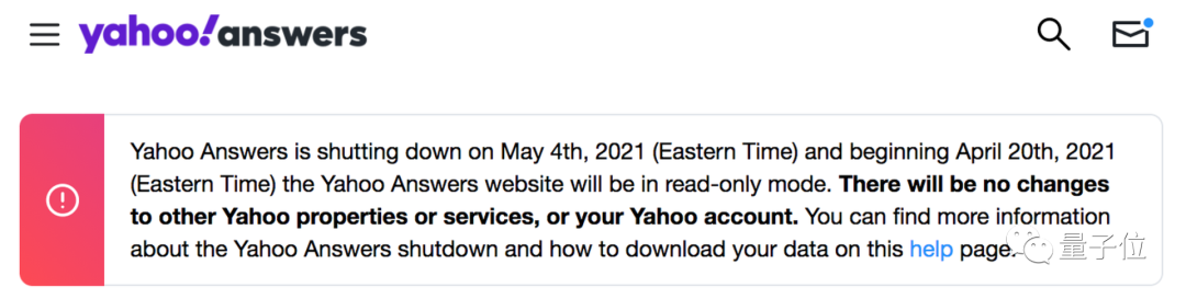 问答平台元老yahoo Answers宣布将永久关闭 网友 爷青结 量子位 Csdn博客