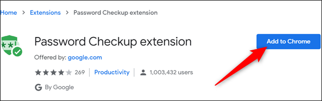 Click "Add to Chrome."