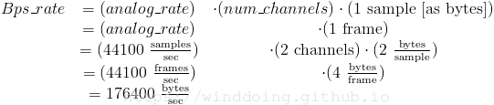 audio_pcm_bps_rate