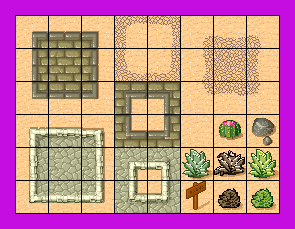 第四章 游戏开发Tiled篇-Tiled正常方向（Orthogonal）地图编辑——导入图块集_tileset_10