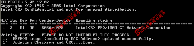 eeupdate使用说明_使用eeupdate修改重写IBM网卡MAC-BIOS维修网站www.biosrepair.com