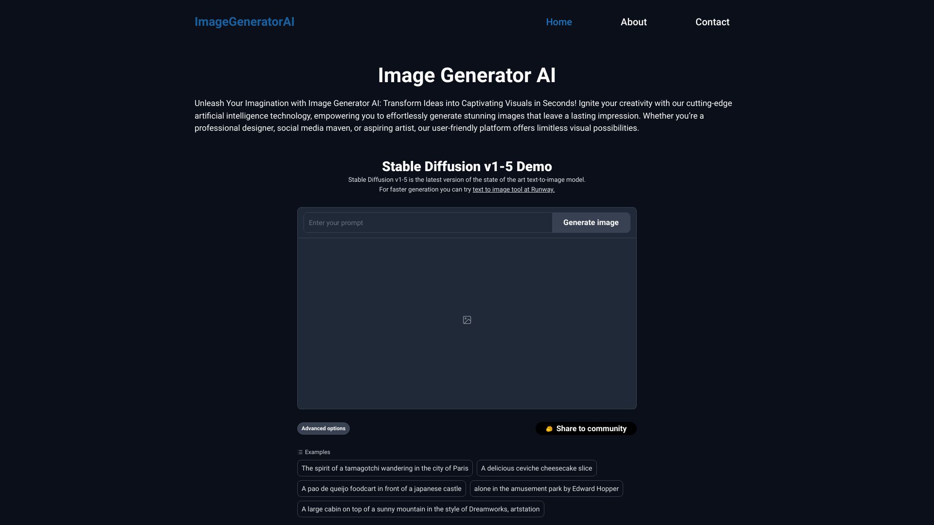 Image Generator AI