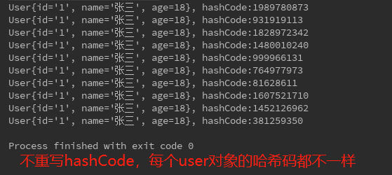 Java基础之浅谈hashCode()和equals()