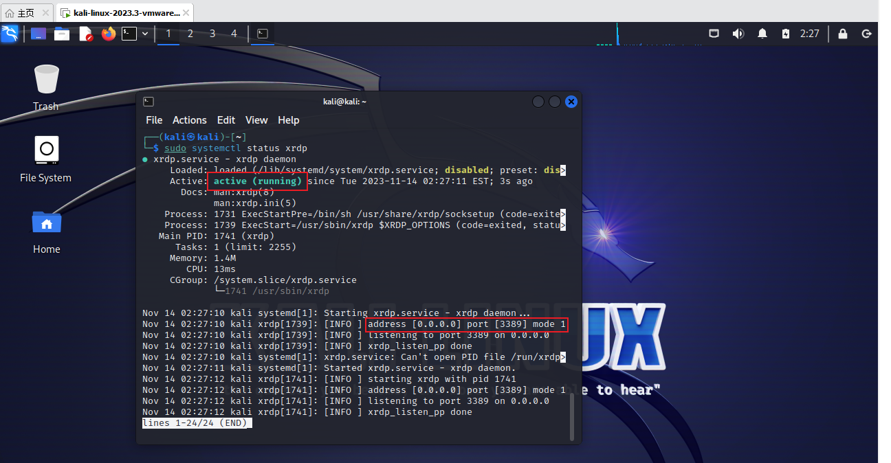 Kali安装Xrdp结合<span style='color:red;'>内</span><span style='color:red;'>网</span><span style='color:red;'>穿透</span>实现无<span style='color:red;'>公</span><span style='color:red;'>网</span><span style='color:red;'>ip</span>远程访问系统桌面
