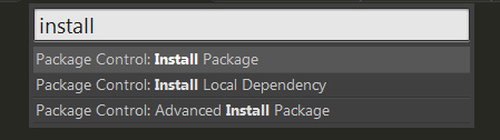 Install Package