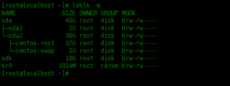 使用lsblk命令列出系统中的块设备使用lsblk命令列出系统中的块设备