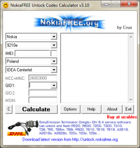 诺基亚免费解锁码计算器