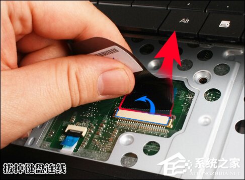 计算机键盘卡扣原理笔记本键盘怎么拆笔记本键盘卡扣排线如何打开