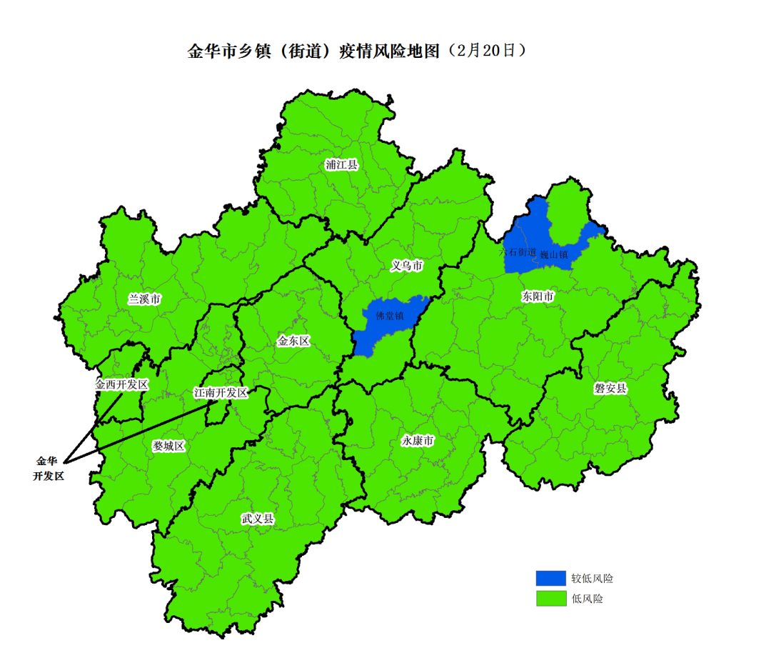 金华疫情防控地图图片