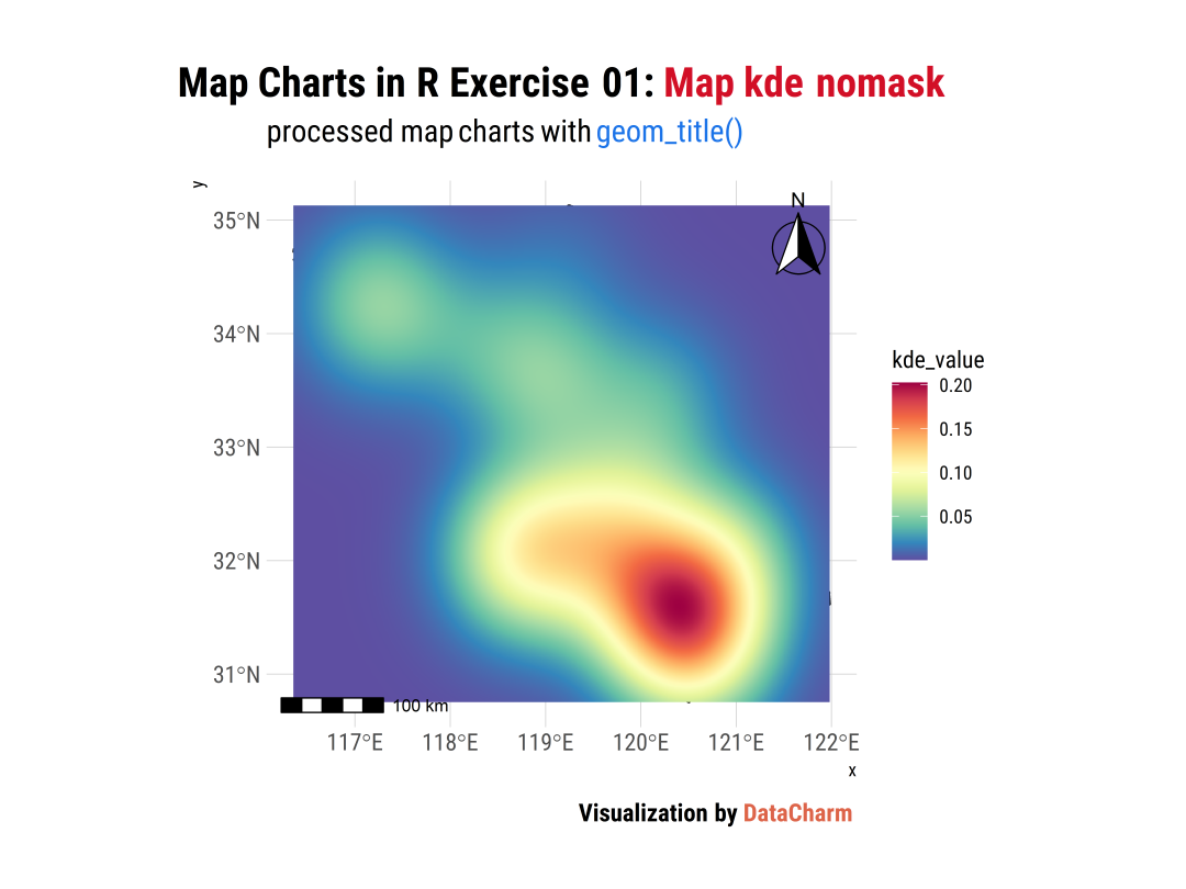 结果:#自定义颜色my_colormapspectral)))(32)map_point_kde_nomask