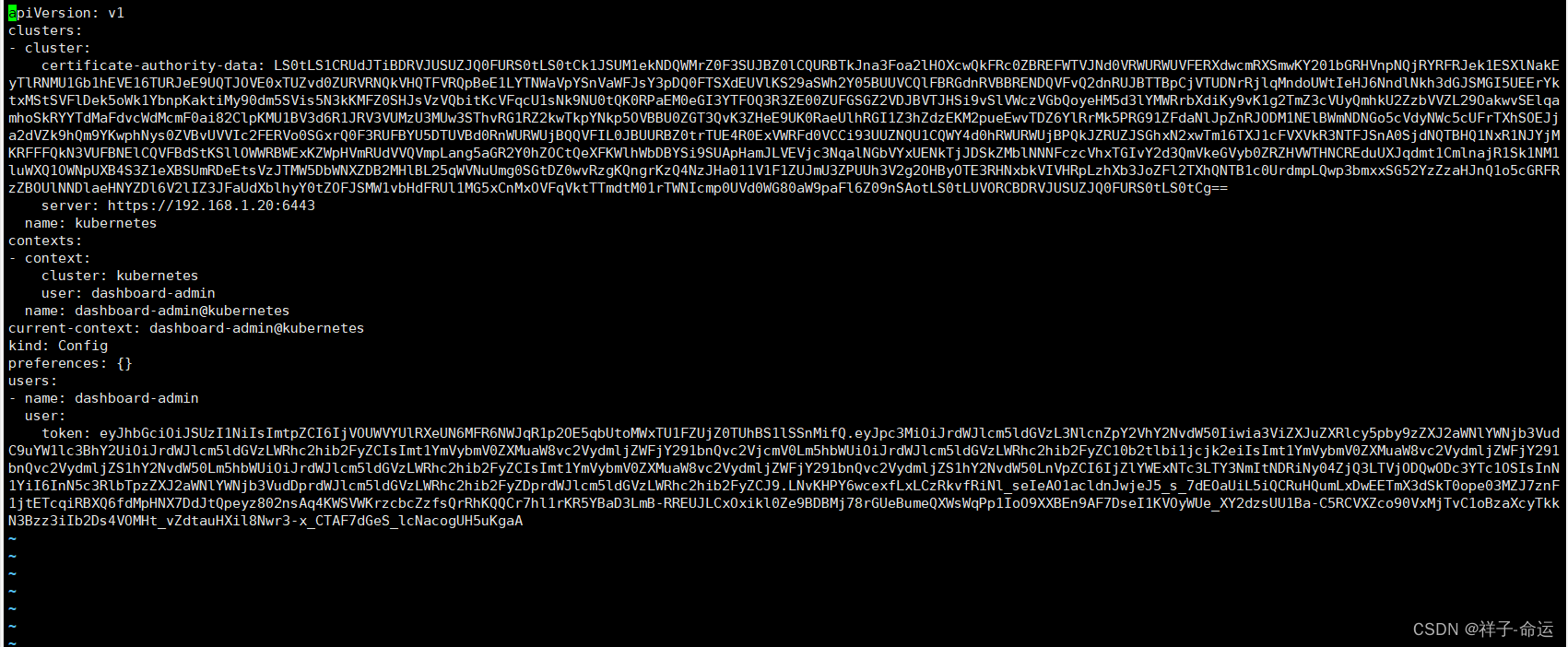 v1.20.6安装dashboard及使用kubeconfig登录_dashboard 怎么使用