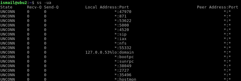 Filter UDP Connections