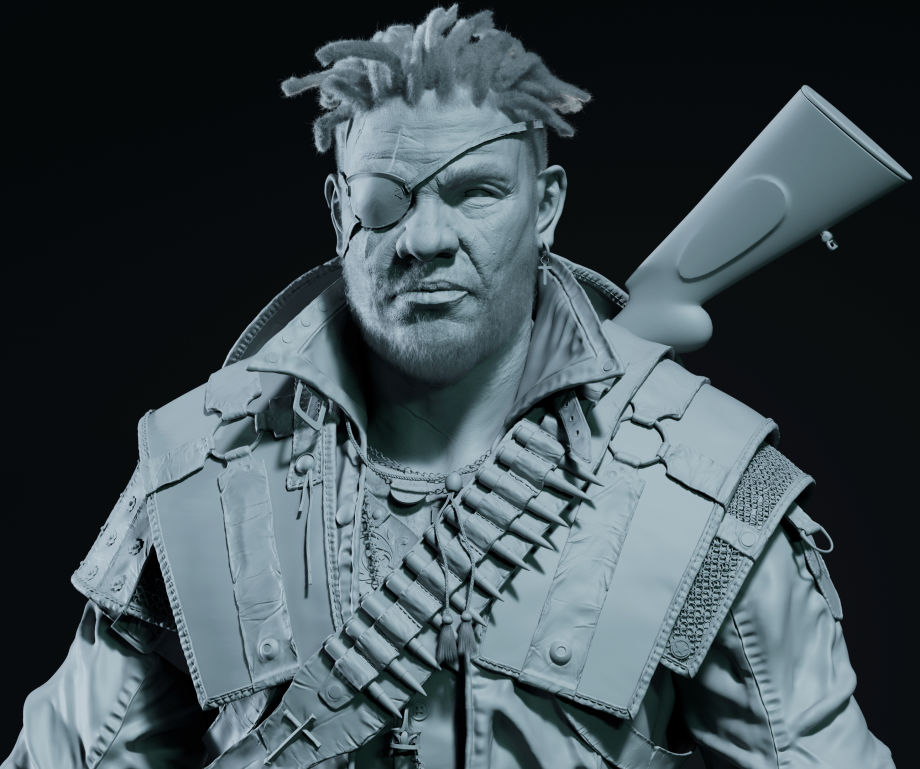 在 Maya、ZBrush 和 Arnold 中重塑来自邪恶西部的 Edgar Gravenor