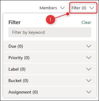The "Filter" option.