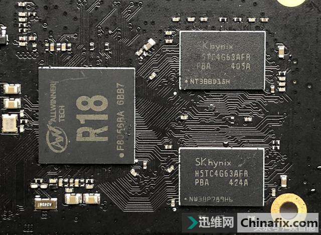 图:智能家居主控芯片,采用电脑版的ddr内存颗粒电脑的ddr,全称是