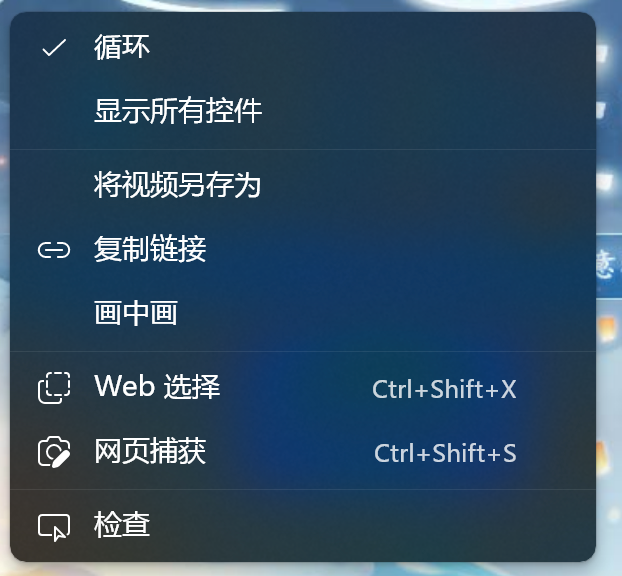 WebView2 (Chromium) 右键菜单大全