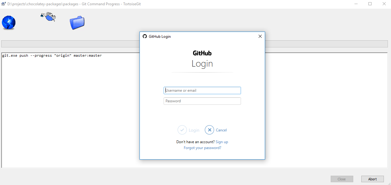 GitHUb Login