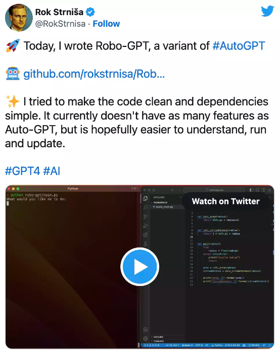 比ChatGPT还厉害？Auto-GPT迅速走红，无需人类插手自主解决复杂任务，GitHub开源标星5万...