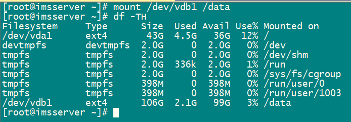 linux删除了mount目录,Linux记录-分区（df/fdisk/mount/umount/fuser）