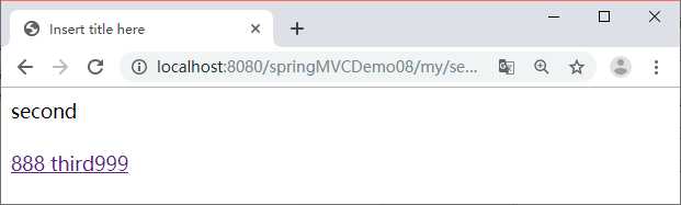 英文环境下second.jsp的运行结果