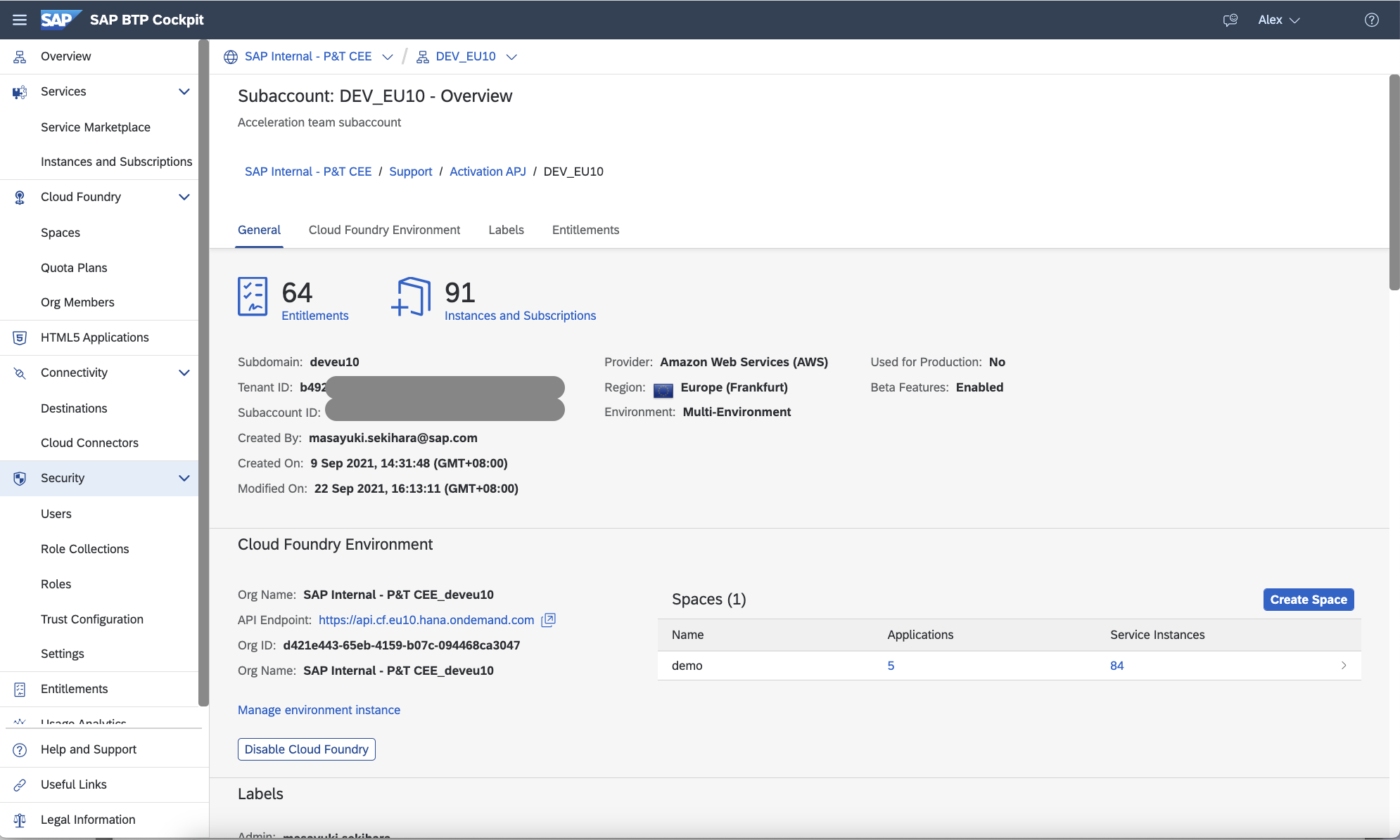 SAP Business Technology Platform (BTP)的架构理解