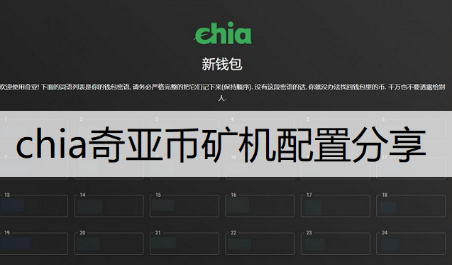 奇亚币服务器系统可以快么chia奇亚币怎样到达最佳
