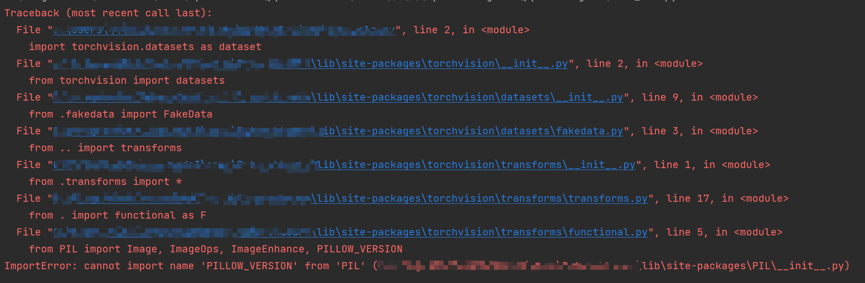 Pytorch MNIST cannot Import Name PILLOW VERSION From PIL CSDN 