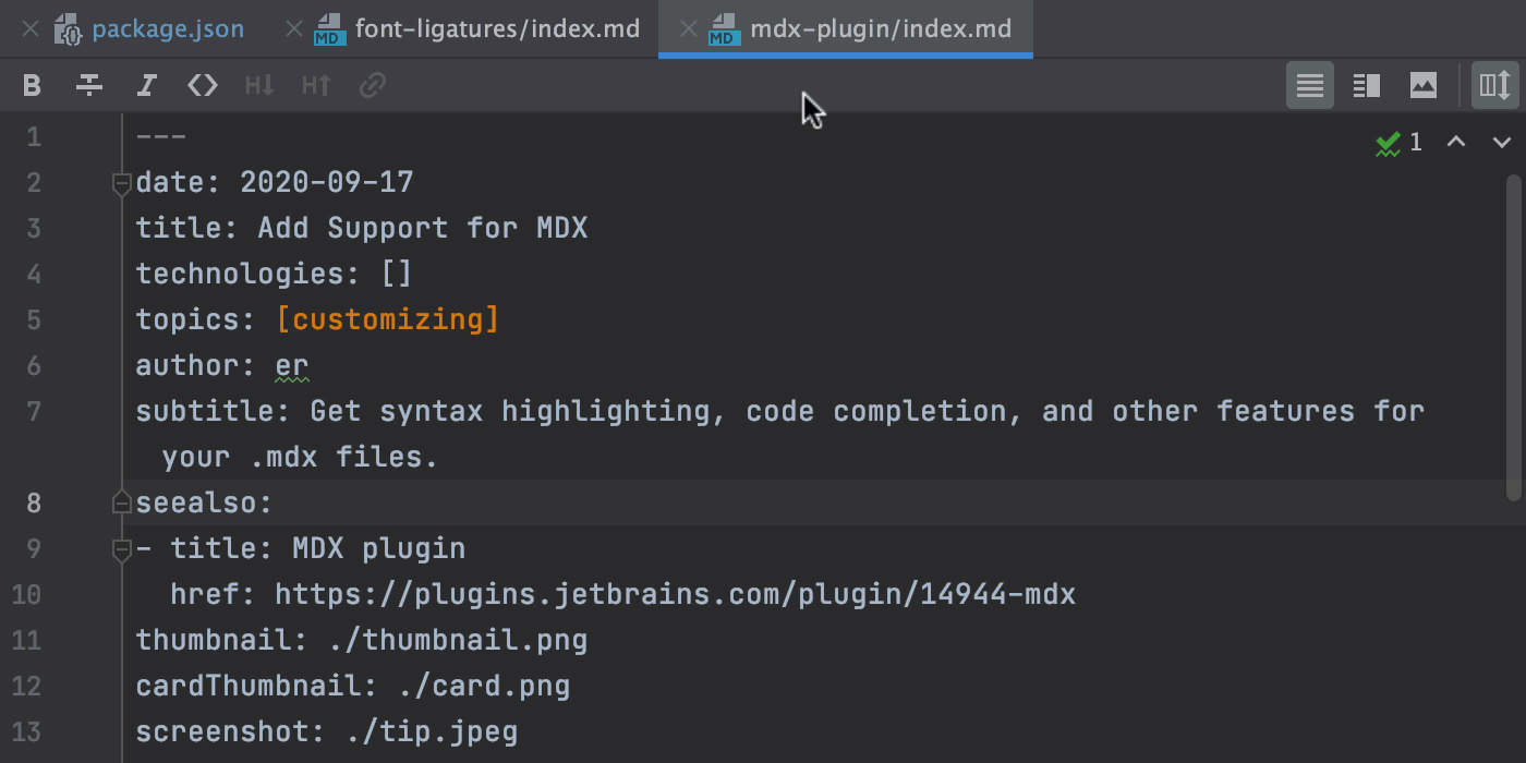 使用拖放拆分选项卡