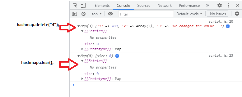 JavaScript用map实现Hashmap